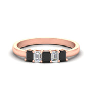0.50-carat-emerald-cut-five-stone-black-diamond-anniversary-band-in-rose-gold-fdwb8008emblacksleep-0.50ct-nl-rg